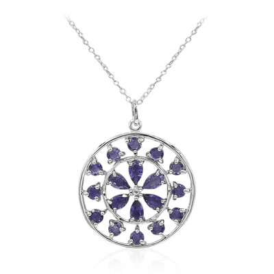 Collier en argent et Iolite