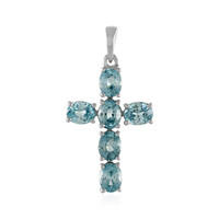 Pendentif en argent et Zircon de Ratanakiri