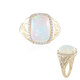 Bague en or et Opale Welo AAA (de Melo)