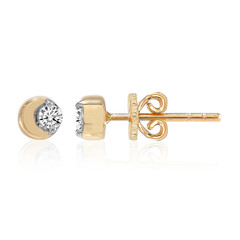 Boucles d'oreilles en or et Diamant SI1 (G)