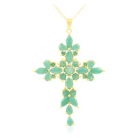 Collier en argent et Emeraude