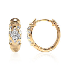 Boucles d'oreilles en or et Diamant SI1 (G)