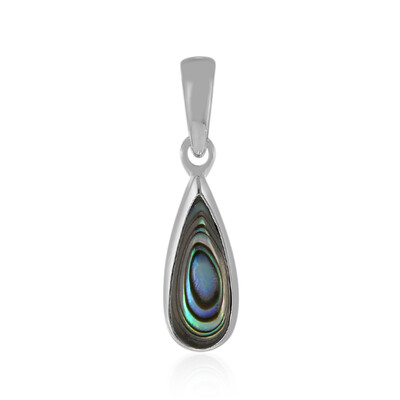 Pendentif en argent et Coquillage d'Abalone
