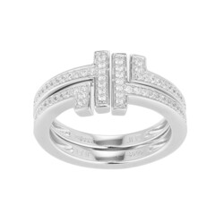 Bague en argent et Zircon (Adela Silber)