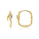 Boucles d'oreilles en argent et Topaze blanche