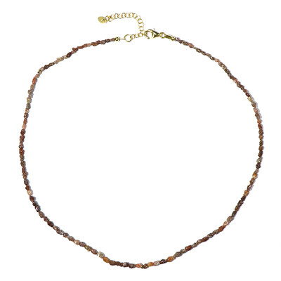 Collier en argent et Diamant rouge