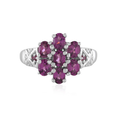 Bague en argent et Grenat Rhodolite