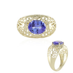Bague en or et Tanzanite AAA (de Melo)