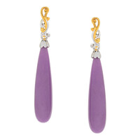 Boucles d'oreilles en argent et Phosphosidérite (Gems en Vogue)