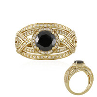 Bague en or et Diamant noir (de Melo)