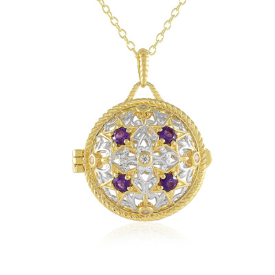 Collier en argent et Améthyste (Gems en Vogue)