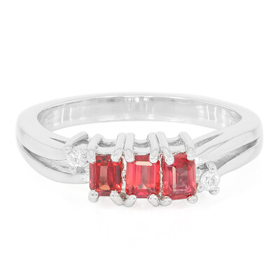 Bague en argent et Rubis du Malawi
