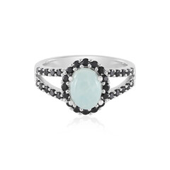 Bague en argent et Aigue-marine
