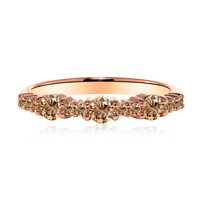 Bague en or et Diamant rose de France SI1 d'Argyle 