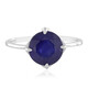 Bague en or et Saphir bleu de Madagascar