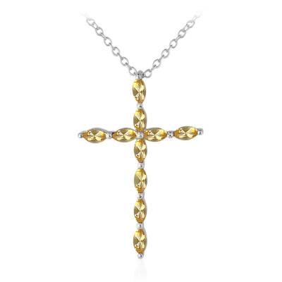 Collier en argent et Citrine