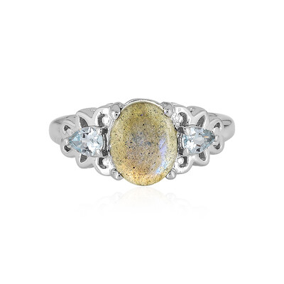 Bague en argent et Labradorite