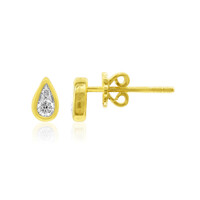 Boucles d'oreilles en or et Diamant SI1 (G)