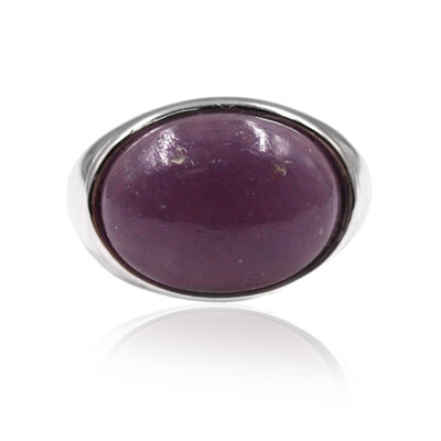 Bague en argent et Lépidolite