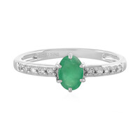 Bague en argent et Emeraude de Socoto