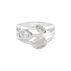 Bague en argent et Quartz blanc