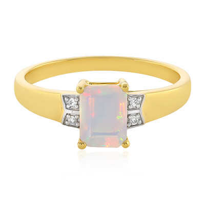 Bague en argent et Opale Welo