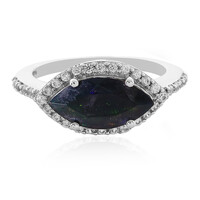 Bague en argent et Opale Mezezo