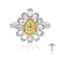 Bague en or et Diamant SI2 jaune (CIRARI)