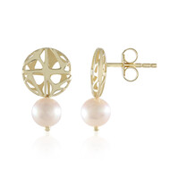 Boucles d'oreilles en or et Perle de culture d'eau douce (Ornaments by de Melo)