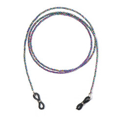 Chaîne de lunettes en argent et hématite mystique