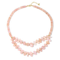 Collier en argent et Morganite