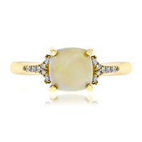 Bague en or et Opale Welo AAA