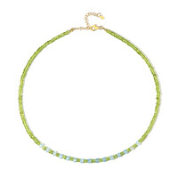 Collier en argent et Péridot