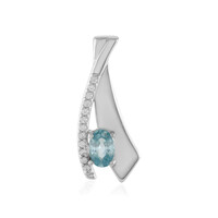 Pendentif en argent et Zircon de Ratanakiri