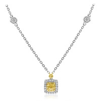 Collier en or et Diamant SI2 jaune (CIRARI)