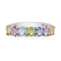 Bague en argent et Améthyste