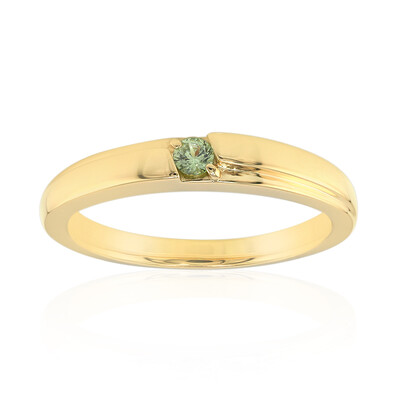Bague en or et Grenat Démantoïde de Madagascar (John Ferry)