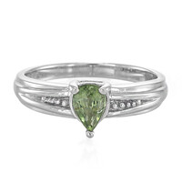 Bague en argent et Tourmaline Paraïba