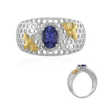 Bague en or et Tanzanite AAA (Ornaments by de Melo)