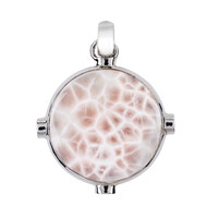 Pendentif en argent et Natrolite