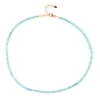 Collier en argent et Apatite bleue