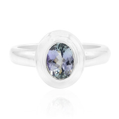 Bague en argent et Tanzanite non chauffée
