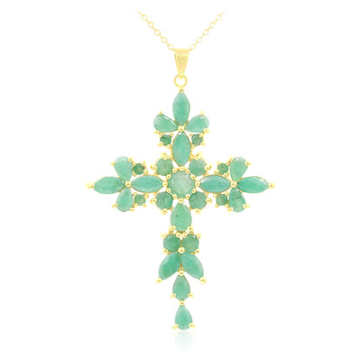 Collier en argent et Emeraude