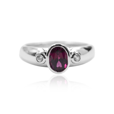 Bague en argent et Grenat de Tocantin