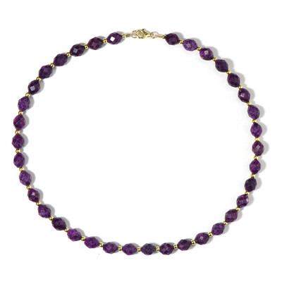 Collier en argent et Quartz pourpre