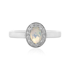 Bague en argent et Opale Welo