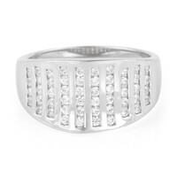 Bague en argent et Zircon