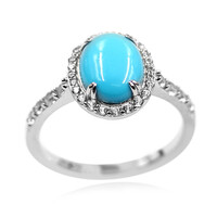 Bague en argent et Turquoise Sleeping Beauty (Faszination Türkis)