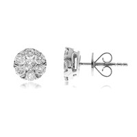 Boucles d'oreilles en or et Diamant I1 (H) (CIRARI)