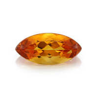  Citrine mandarine (gemme et boîte de collection)